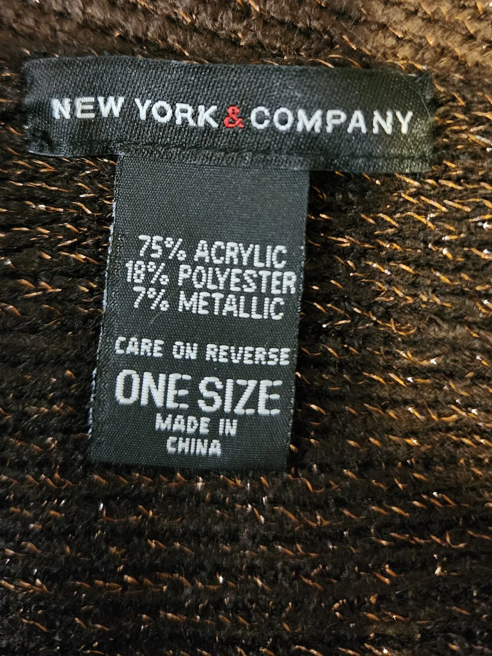 New York & Company shimmery brown
